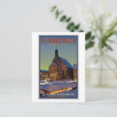 Nürnberg Frauenkirche & Christkindlmarkt Briefkaart (Staand voorkant)