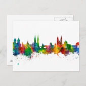 Nürnberg Germany Skyline Briefkaart (Voorkant / Achterkant)