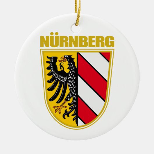 Nurnberg (Neurenberg) Keramisch Ornament (Voorkant)