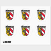 Nurnberg (Neurenberg) Ronde Sticker (Vel)