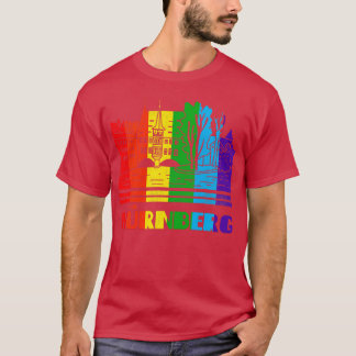 Nurnberg Pride Nurnberg LGBT Gift LGBTQ Supporter T-shirt