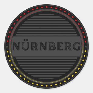 Nürnberg Stadstrots Embleem – Duitse Identiteit Ronde Sticker