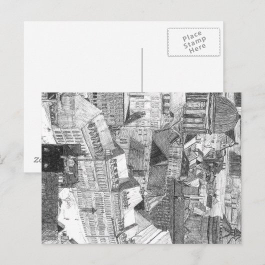 Nürnberg Zentrum Mittelfranken Briefkaart (Voorkant / Achterkant)