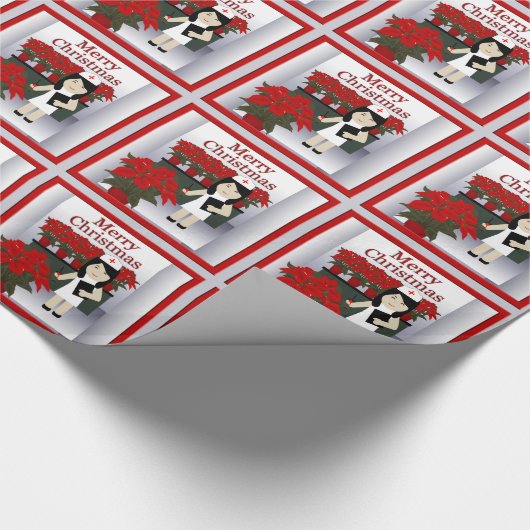 Nurse 2 kerstinpakpapier cadeaupapier (Hoek)