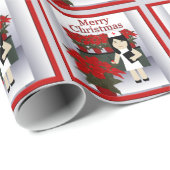 Nurse 2 kerstinpakpapier cadeaupapier (Rol Hoek)