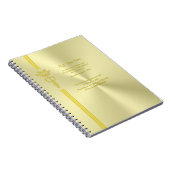 Nurse administratie met gouden kaduceus notitieboek (Rechterzijde)