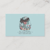 Nurse Adult Caregiver Blue Visitekaartje (Voorkant)