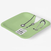Nurse Afstudeerder Funny Party Papieren Bordje (Gebogen)