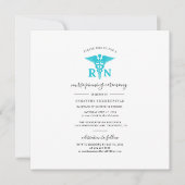 Nurse Afstuderen 2025 Pinning Ceremony Foto Kaart (Voorkant)