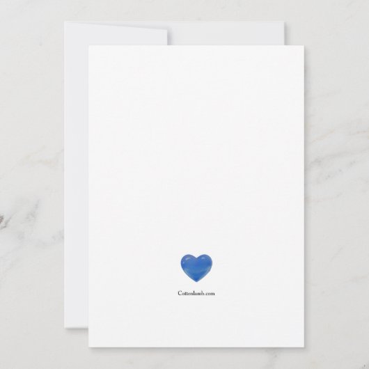 Nurse Afstuderen Blue Invitation Kaart (Achterkant)
