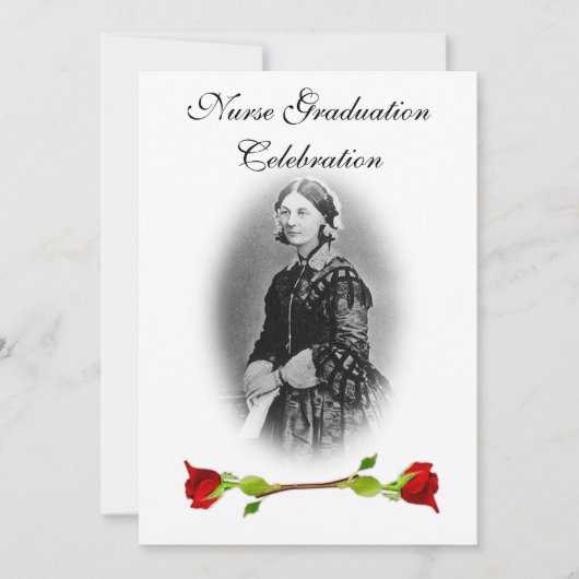 Nurse Afstuderen Celebration-Florence Nightingale Kaart (Voorkant)