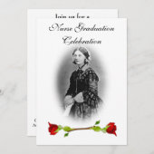 Nurse Afstuderen Celebration-Florence Nightingale Kaart (Voorkant / Achterkant)