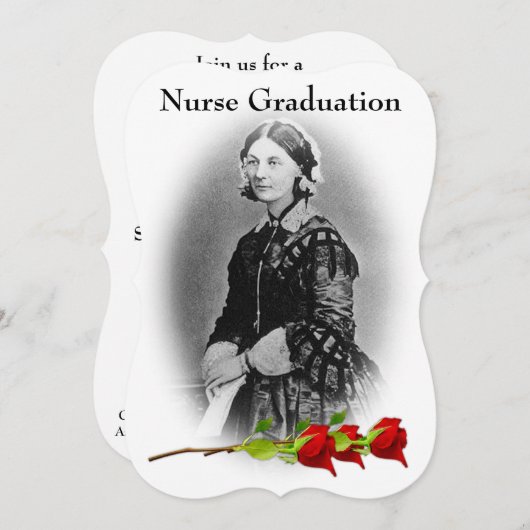 Nurse Afstuderen Celebration-Florence Nightingale Kaart (Voorkant / Achterkant)