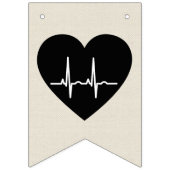 Nurse Afstuderen Celebration Party 2025 Burlap Vlaggetjes (Tweede vlag)