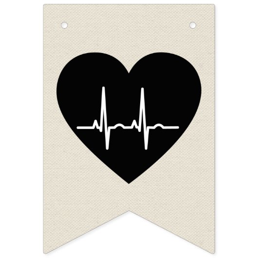 Nurse Afstuderen Celebration Party 2025 Burlap Vlaggetjes (Tweede vlag)