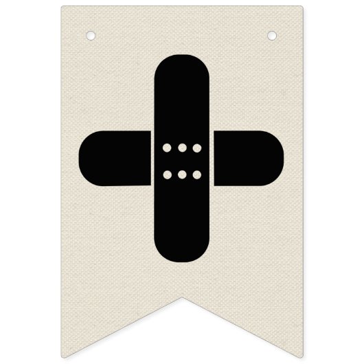 Nurse Afstuderen Celebration Party 2025 Burlap Vlaggetjes (Eerste vlag)