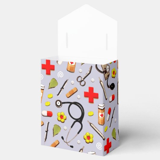 Nurse Afstuderen Favor Box Bedankdoosjes (Geopend)