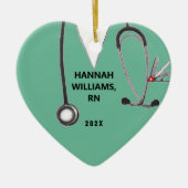 Nurse Afstuderen Foto Keramisch Ornament (Voorkant)