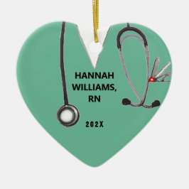 Nurse Afstuderen Foto Keramisch Ornament
