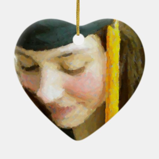 Nurse Afstuderen Foto Keramisch Ornament (Achterkant)