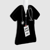 Nurse Afstuderen Gift 2025 Ornament (voorkant)