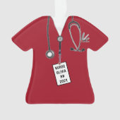 Nurse Afstuderen Gift 2025 Ornament (voorkant)