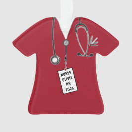 Nurse Afstuderen Gift 2025 Ornament