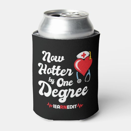 Nurse Afstuderen I verdiend in ingeschreven verple Blikjeskoeler (Blikje Voorkant)