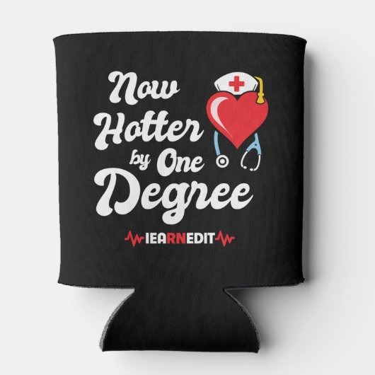 Nurse Afstuderen I verdiend in ingeschreven verple Blikjeskoeler (Achterkant)