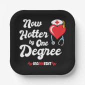 Nurse Afstuderen I verdiend in ingeschreven verple Papieren Bordje (Voorkant)