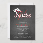 Nurse afstuderen Invitation Party Pinning Ceremoni Kaart (Voorkant)