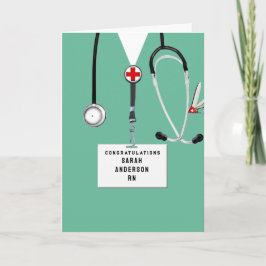 Nurse Afstuderen Kaart