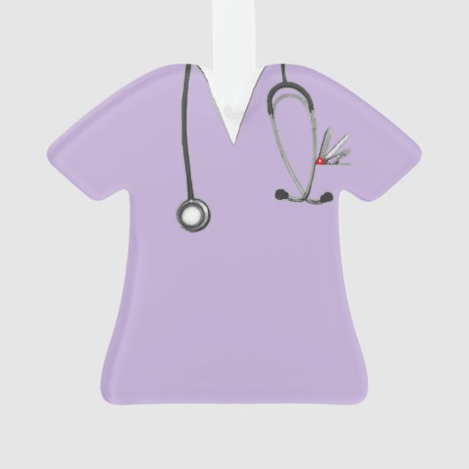 Nurse Afstuderen Keepomwille Cadeft Ornament (achterkant)