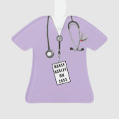 Nurse Afstuderen Keepomwille Cadeft Ornament (voorkant)