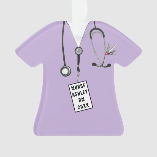 Nurse Afstuderen Keepomwille Cadeft Ornament (voorkant)