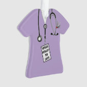Nurse Afstuderen Keepomwille Cadeft Ornament (voorkant)