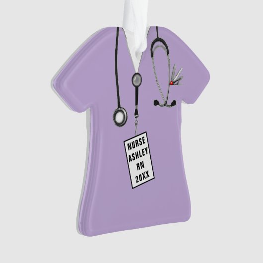 Nurse Afstuderen Keepomwille Cadeft Ornament (voorkant)