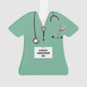 Nurse Afstuderen Keepomwille Ornament (voorkant)