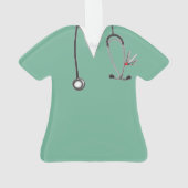 Nurse Afstuderen Keepomwille Ornament (achterkant)