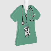 Nurse Afstuderen Keepomwille Ornament (voorkant)