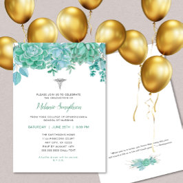 Nurse afstuderen of RN pinning ceremonie Kaart