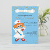 Nurse Afstuderen Pinning Ceremony Nursing School Kaart (Staand voorkant)