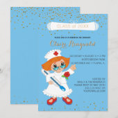 Nurse Afstuderen Pinning Ceremony Nursing School Kaart (Voorkant / Achterkant)