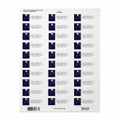 Nurse Afstuderen Return Address Labels (Full Sheet)