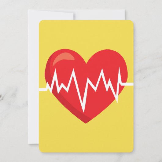 Nurse Afstuderen uitnodiging voor rode en gele the (Achterkant)