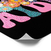 Nurse Aide Week Groovy Leopard Appreciation Day vo Poster (Hoek)