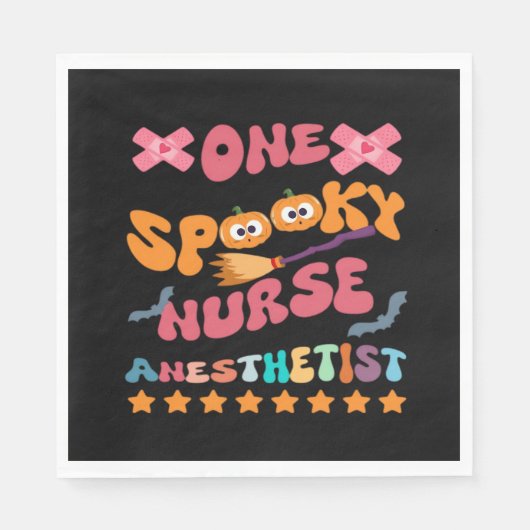 Nurse Anesthetist - Een spookachtige Nurse Anesthe Servet (Voorkant)