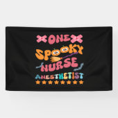 Nurse Anesthetist - Een spookachtige Nurse Anesthe Spandoek (Horizontaal)