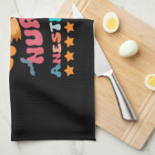 Nurse Anesthetist - Een spookachtige Nurse Anesthe Theedoek (Quarter Fold)