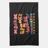 Nurse Anesthetist - Een spookachtige Nurse Anesthe Theedoek (Verticaal)